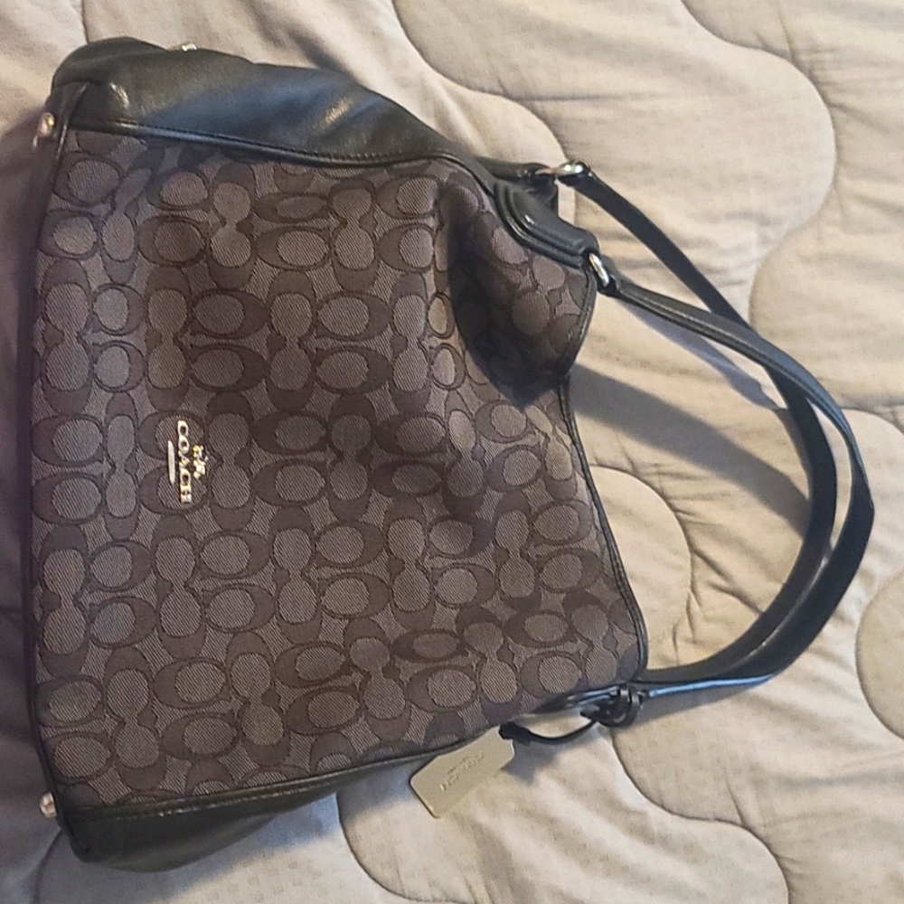 Black coach bag